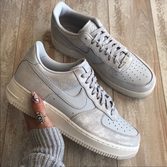 NWT Nike Air Force 1 Premium Platinum - Picture 6 of 7